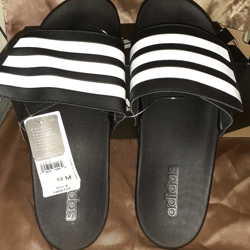 NEW Adidas Adilette Comfort Adjustable Slide Sandals unisex